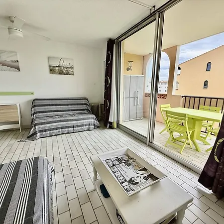 Proche Plage, Piscine, Parking A Cap D'agde - Fr-1-723-173 아파트 아그
