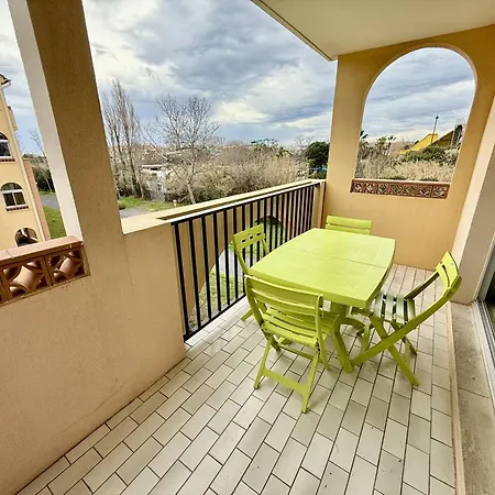 Proche Plage, Piscine, Parking A Cap D'agde - Fr-1-723-173 아그